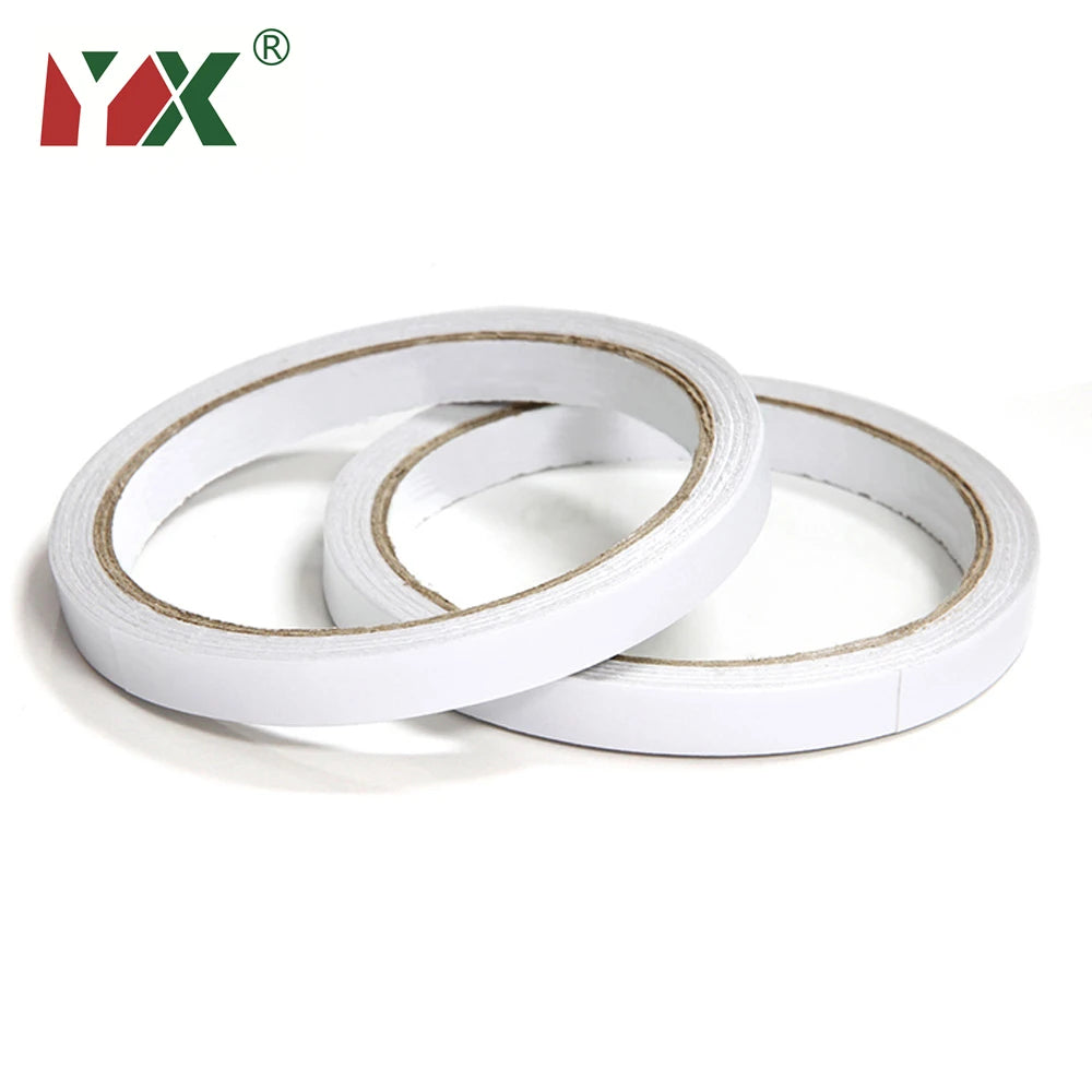 Băng Keo Hai Mặt Giấy Siêu Dính Siêu Mỏng 10m 8mm 10mm 12mm