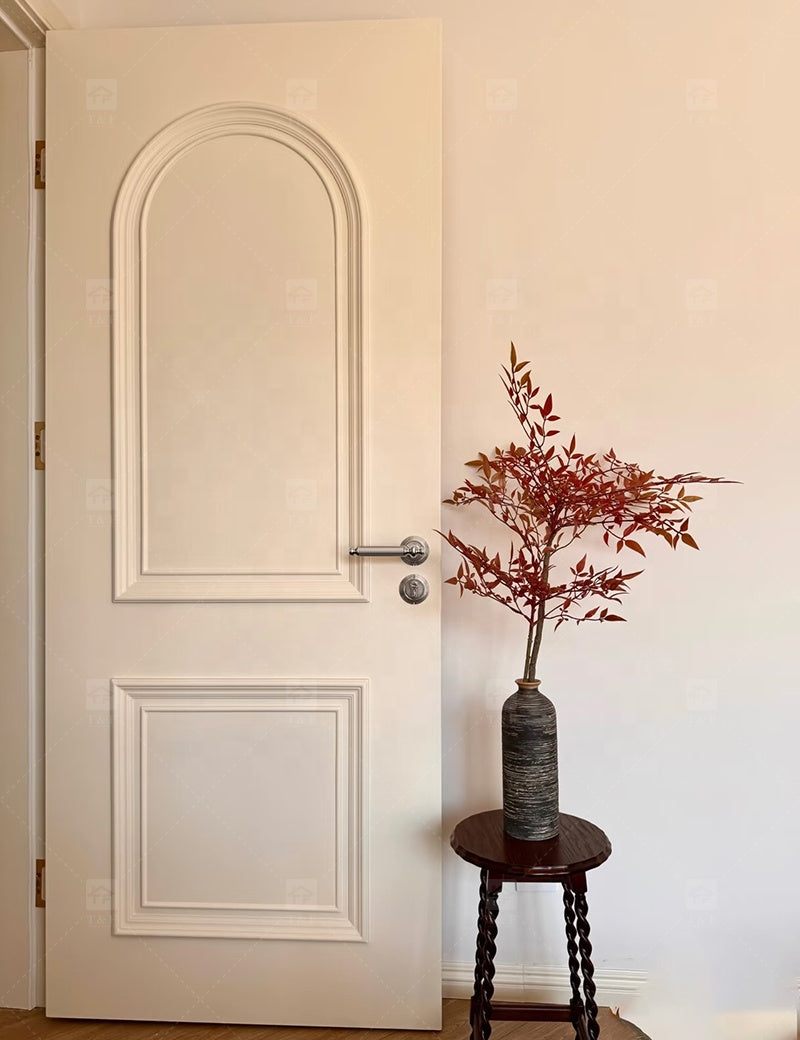 Cửa Nội Thất Gỗ Tự Nhiên Chống Nước Hiện Đại, Thiết Kế Mới