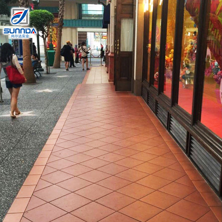 Gạch lát nền ngoài trời màu đất nung