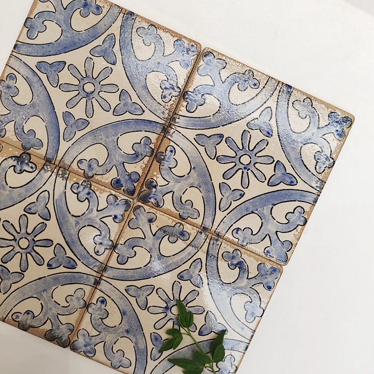 Gạch Sứ Xanh Trắng