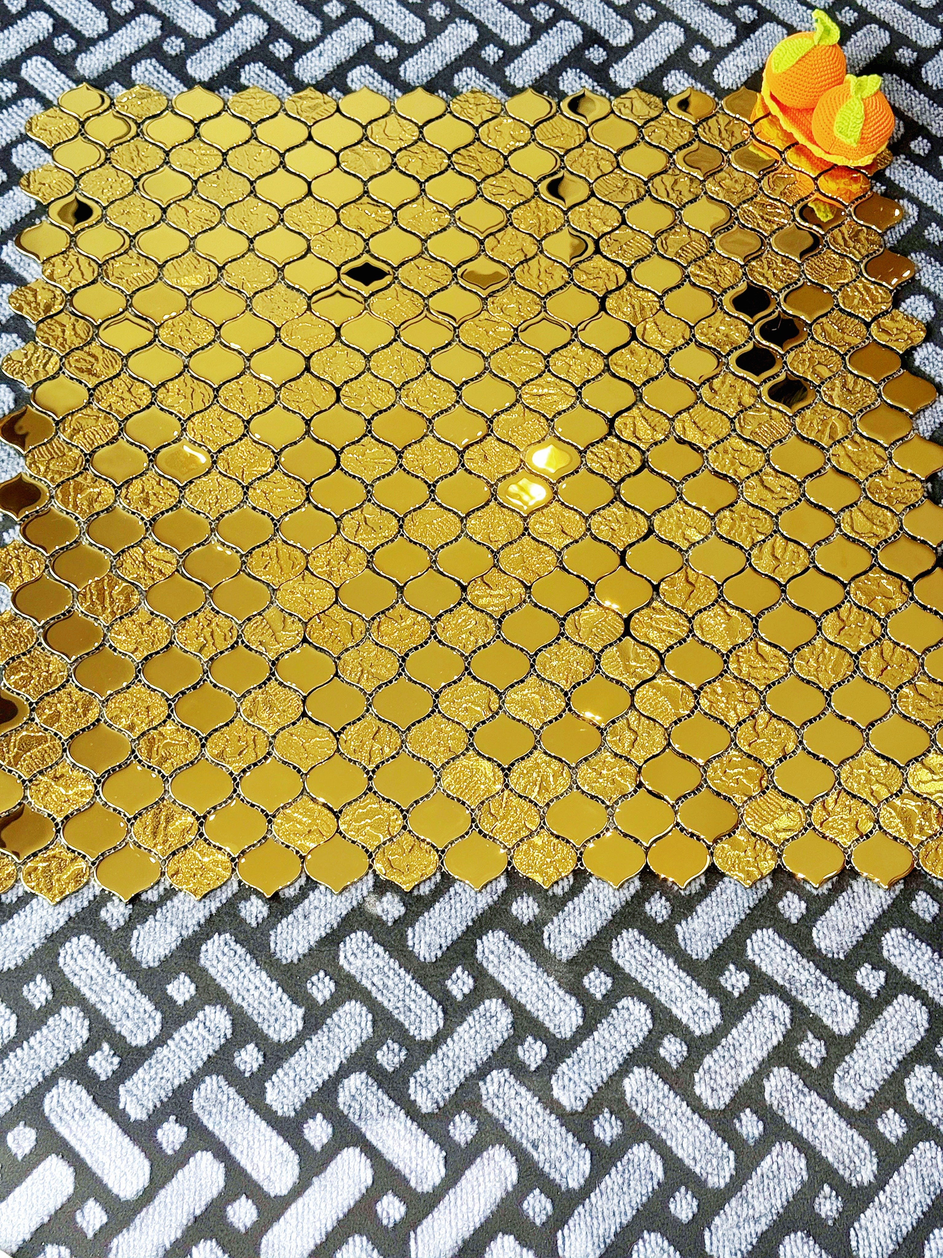 Gạch Mosaic Thủy Tinh Với Hoa Văn Lát Gỗ Để Trang Trí Nhà Bếp Phòng Tắm Phòng Khách Phòng Ăn Biệt Thự