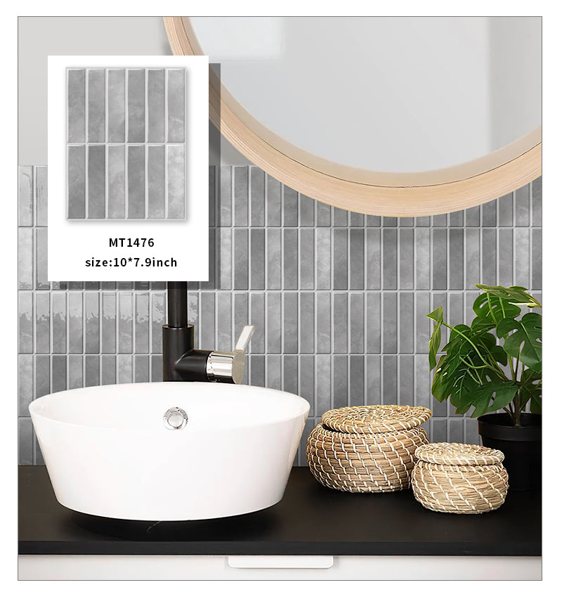 Jorunns Giảm giá Hot Gạch dán tường 3D tự dán thủ công DIY Trang trí nội thất chống thấm nước giá rẻ bóc và dán