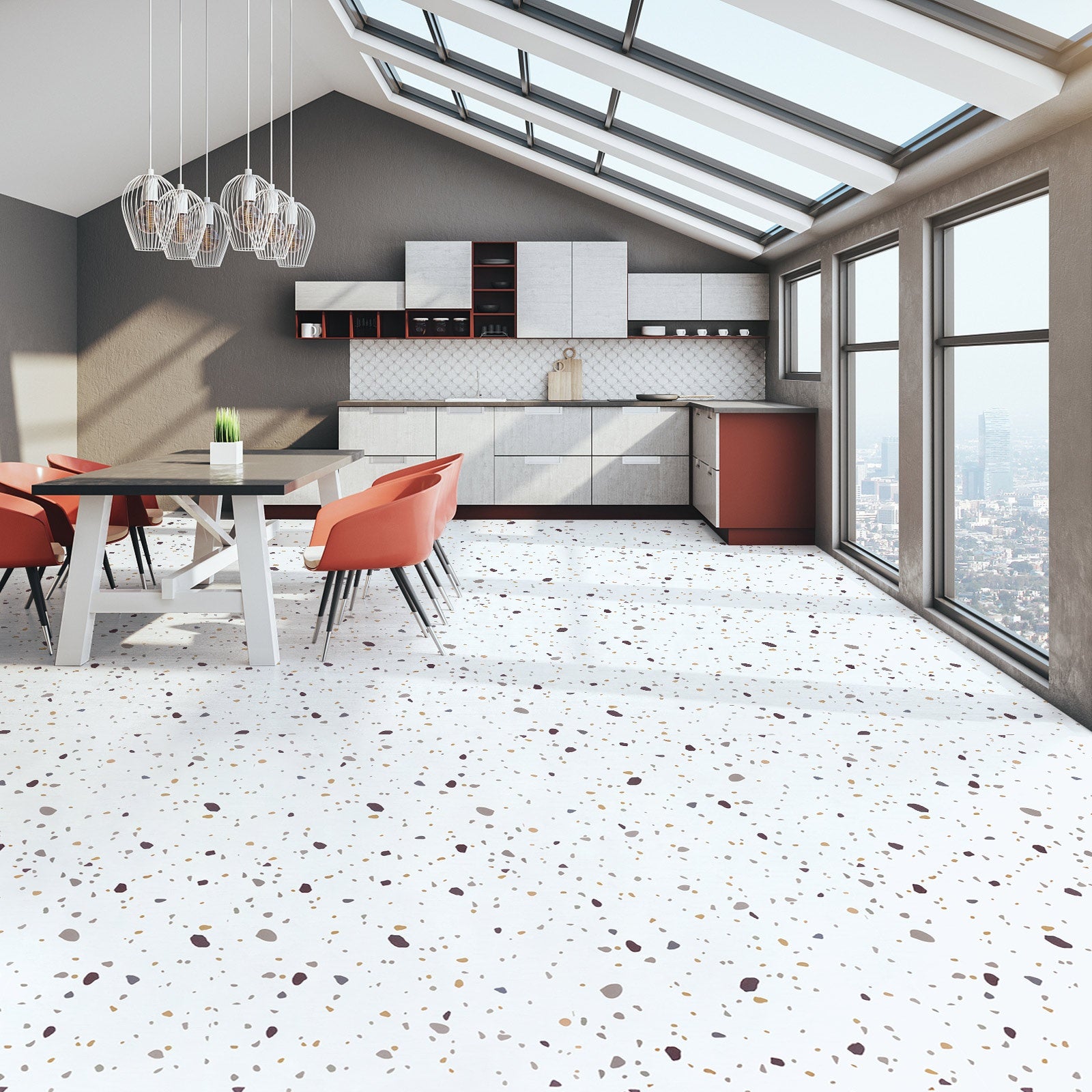 Tấm Lát Sàn Vinyl PVC Tự Dán Bóc Dán Chống Thấm Nước Thiết Kế Hiện Đại Chất Lượng Cao Kiểu Giả Gỗ Parquet Xử Lý Bề Mặt PP