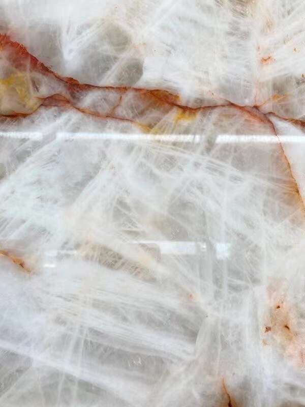 Tấm ốp tường đá cẩm thạch trắng tự nhiên và Tấm đá cẩm thạch trắng đánh bóng có vân nâu