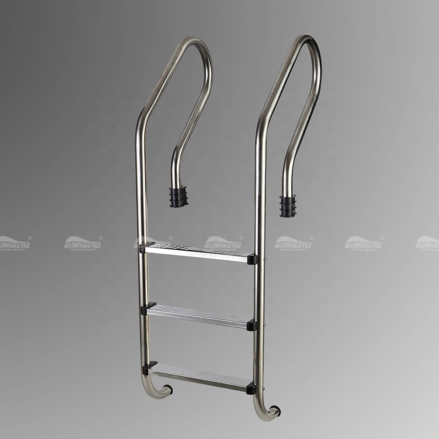 Thang Bể Bơi Inox 304 Chống Trơn 3 Bậc Vịn Bluwhale