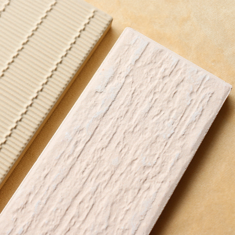 Gạch thẻ ceramic thủ công vân gạch Sơn Đông 65 x 315 mm màu be thiết kế mới