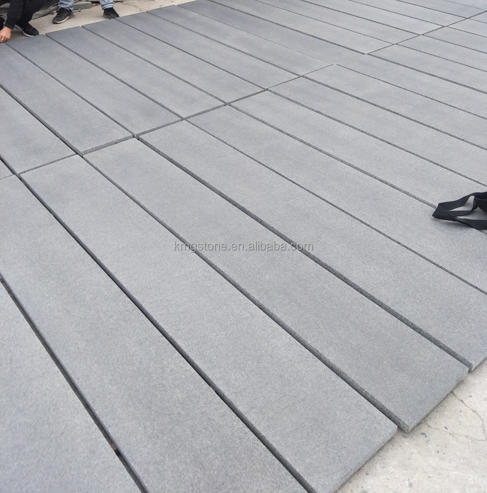 Gạch Tấm Bazan Đen Tự Nhiên Thiết Kế Khò Lửa Hiện Đại Chất Lượng Cao Bền Bỉ Cho Các Dự Án Bếp, Ngoài Trời, Ngoại Thất Giá Tốt