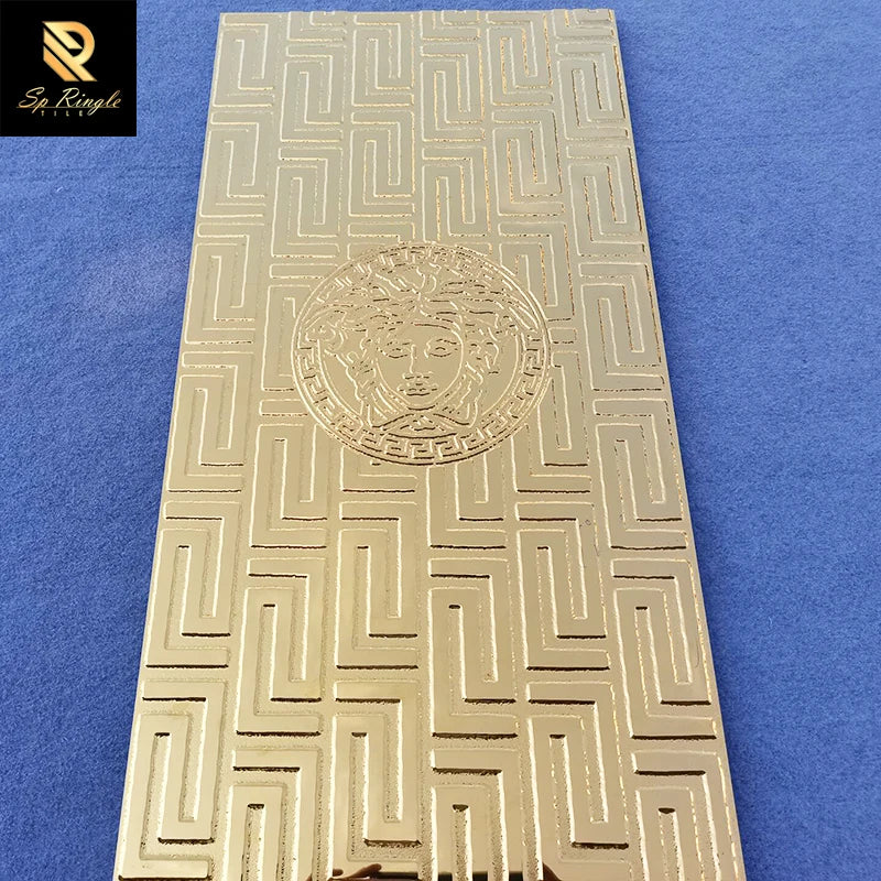 Gạch Ốp Lát Vàng Sang Trọng 30x60 Khách Sạn Cao Cấp