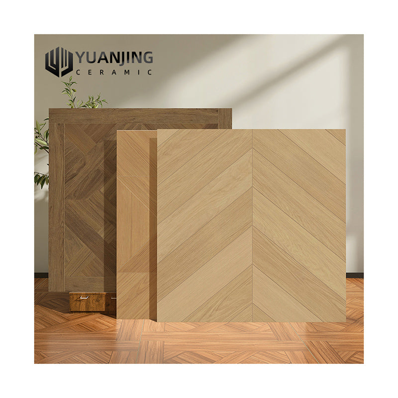 Gạch Porcelain Lát Sàn Nội Thất Bề Mặt Mờ Vân Gỗ 800x800mm