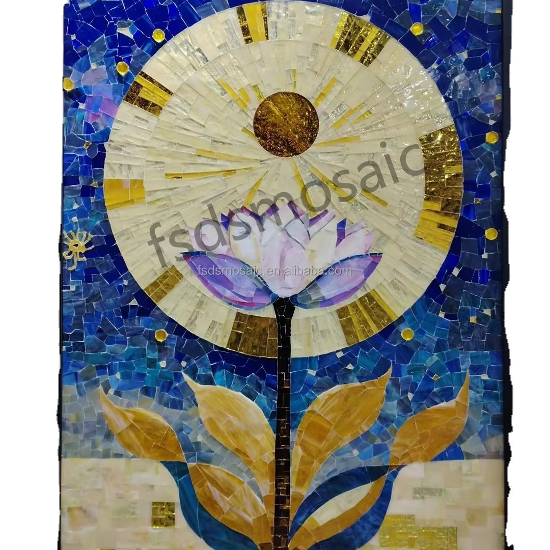 Tranh kính nghệ thuật hình sứa hiện đại