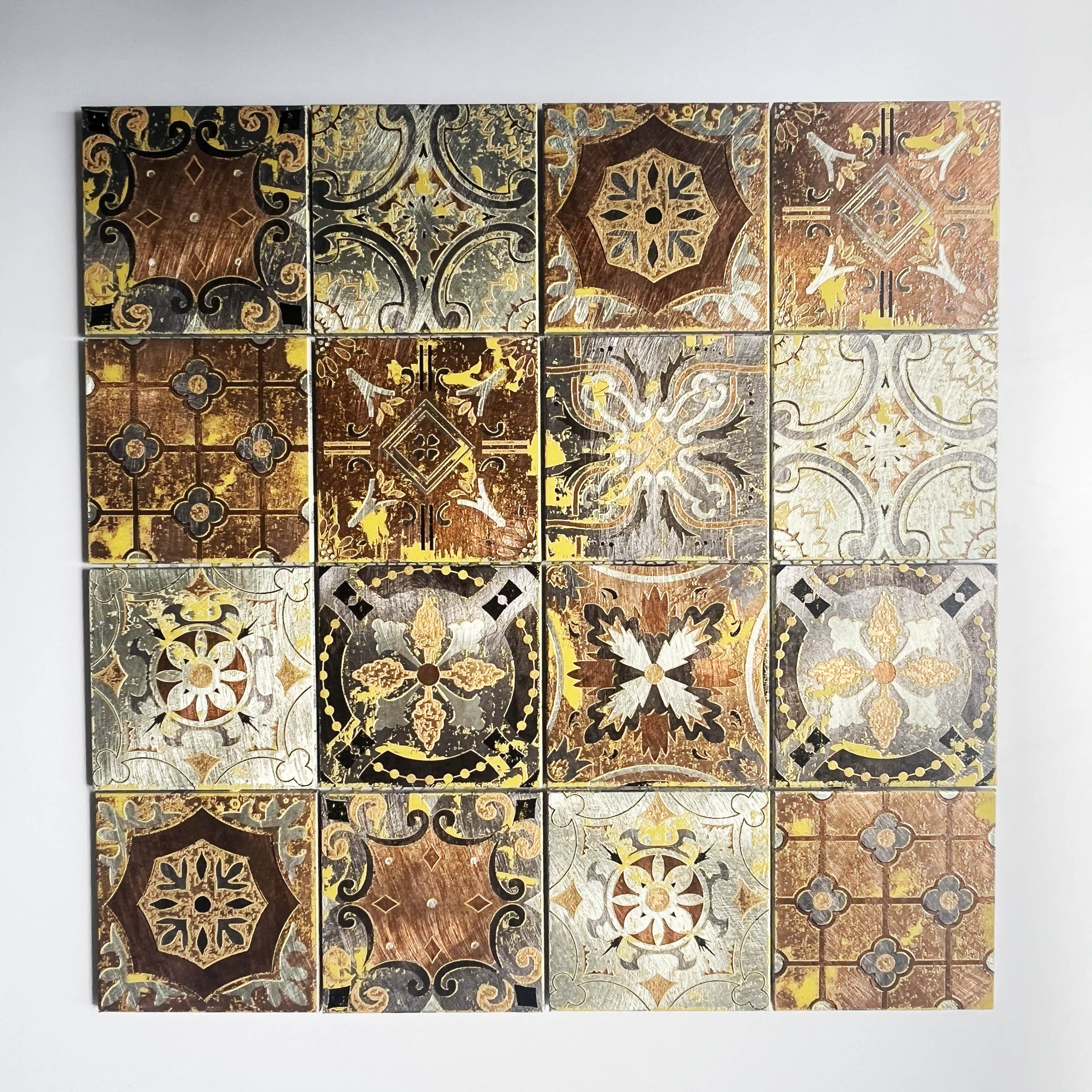 Gạch Mosaic Zellige Nghệ Thuật Mosaic Tùy Chỉnh In Phun 3D