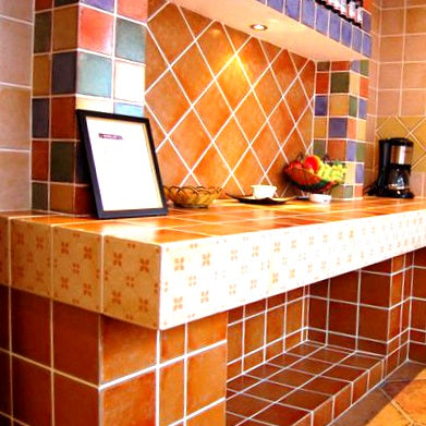 Gạch ốp tường thủ công Ma-rốc nghệ thuật cổ điển trang trí phòng tắm nhà bếp