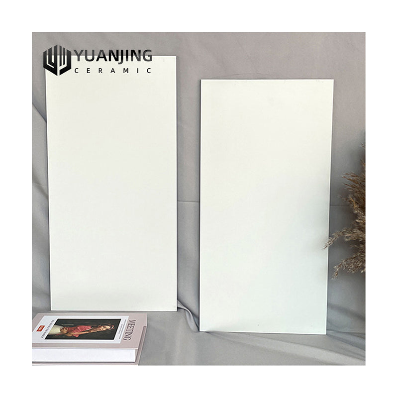 Gạch Sứ Ốp Tường Sợi Thủy Tinh 300x600mm Phong Cách Retro Pháp Dùng Cho Tường Bếp, Phòng Tắm, Ban Công Họa Tiết Hoa Nhỏ Phối Đen Trắng