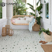 Gạch Terrazzo sứ nguyên khối 600x600mm mờ chạm khắc tinh xảo tráng men chống trượt lát sàn phòng khách phòng tắm gạch men ốp tường