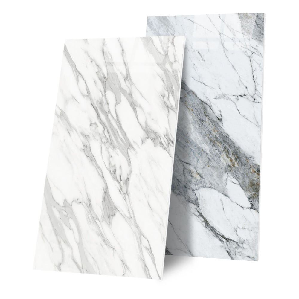 Gạch Lát Sàn Sứ Trong Nhà Hiện Đại 600x1200 Vân Đá Cẩm Thạch Giả, Hiệu Ứng Gạch Nung, Bề Mặt Bóng, Chống Trượt Dùng Cho Biệt Thự, Trường Học