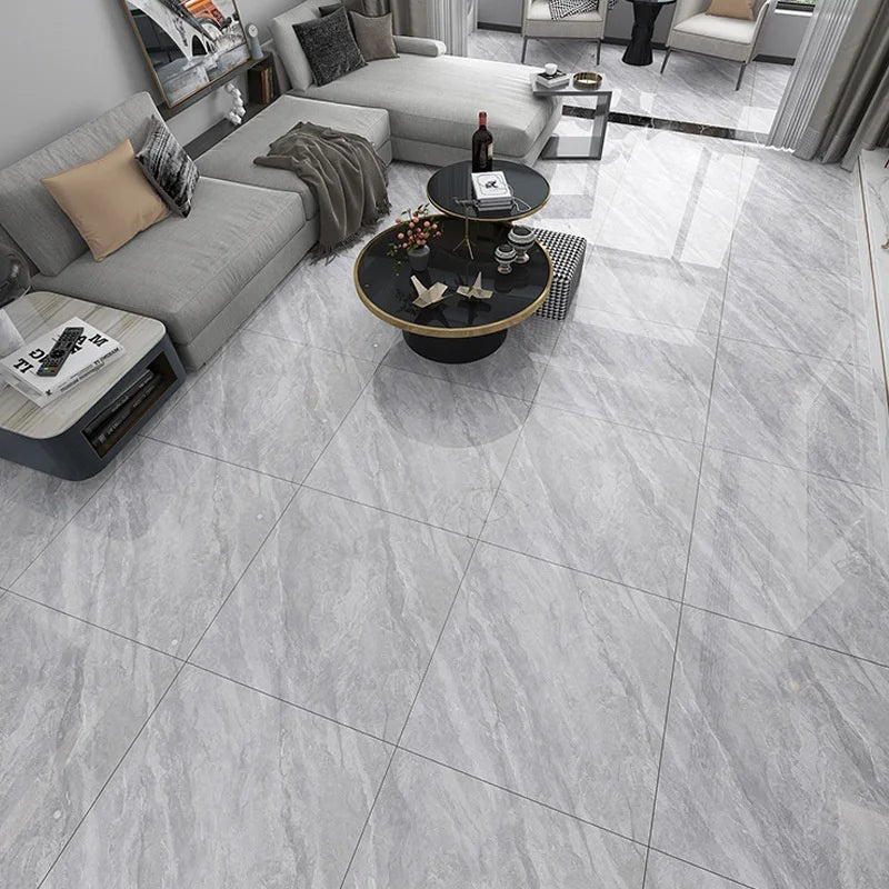 Gạch Lát Sàn Porcelain Trắng Marble 600x600