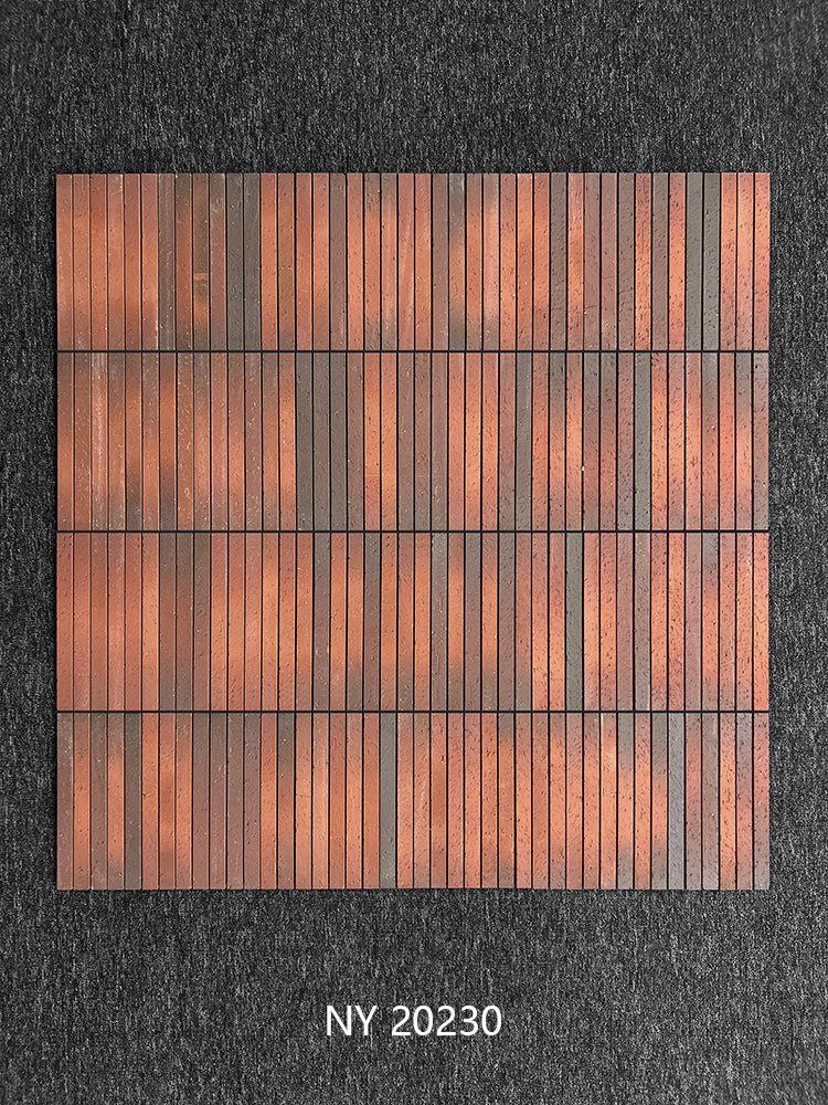 Gạch Đất Sét Ngoại Thất Đỏ Cổ Điển 230x306mm