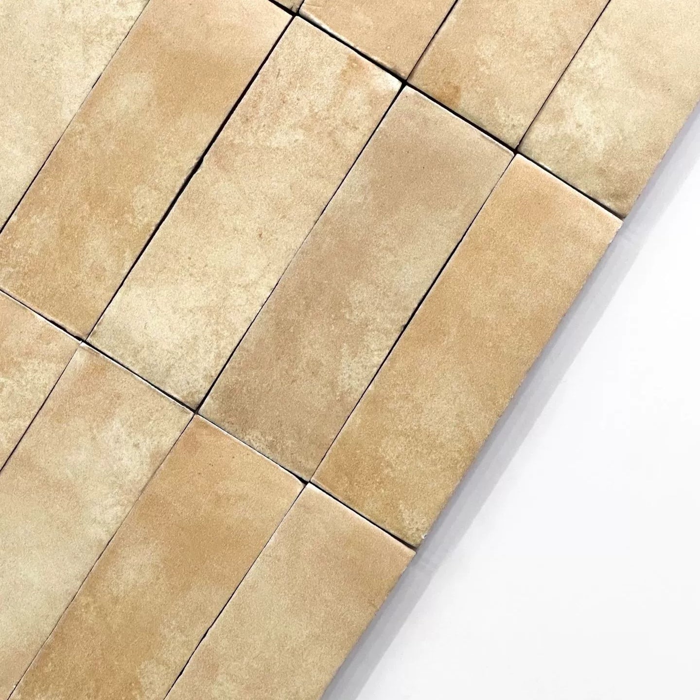 Gạch Zellige Đất Sét Ma-rốc Thủ Công 2x6 Inch, Tùy Chỉnh Từ Nhà Máy, Trang Trí Tường Khách Sạn Biệt Thự Phong Cách Nghệ Thuật Cổ Điển