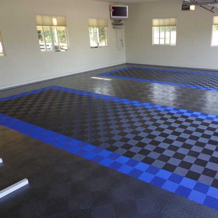 Bán tại xưởng Gạch lát sàn nhựa PP chống thấm nước 400*400*18mm cho gara rửa xe