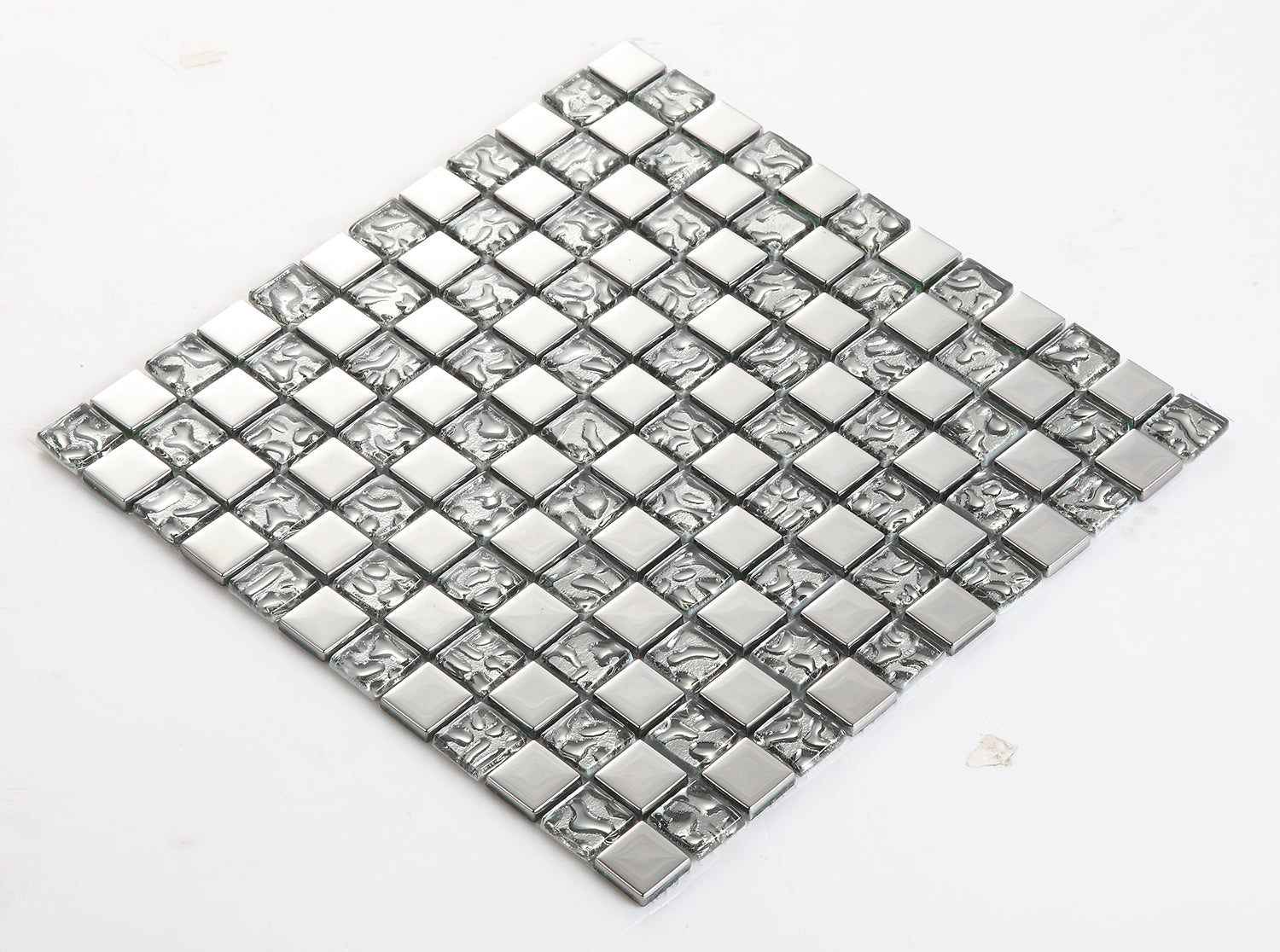 Gạch Mosaic Kính Pha Lê Mạ Điện Phong Cách Địa Trung Hải Dùng Cho Tường Nền