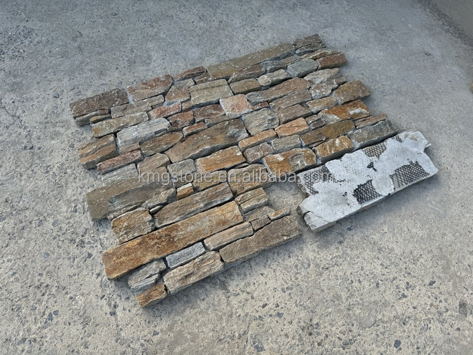 Hệ thống Đá nhân tạo Realstone Ledgestone ngoại thất kiểu Fieldstone với khả năng chống xói mòn axit