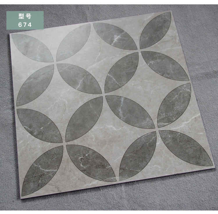 300x300/400x400 mm Bề mặt mờ chống trượt tạo khuôn Đồng chất Mộc mạc Gạch lát sàn Ceramic Porcelain dùng cho trang trí nhà