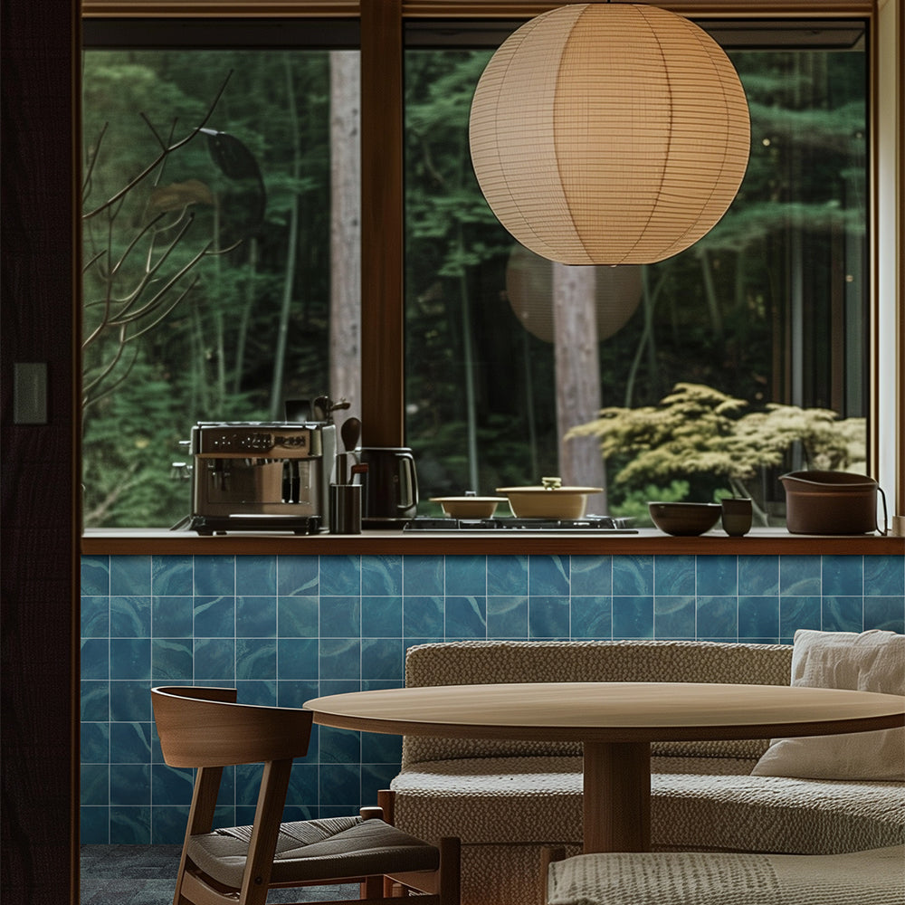 Gạch Mosaic Sứ Dạng Thẻ Hồ Bơi Kháng Khuẩn Hiện Đại Chống Trượt Lát Sàn & Ốp Tường Ngoại Thất Kích Thước 150x150mm Độ Dày 8.5mm