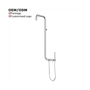 Vòi Sen Ngoài Trời Inox Gắn Tường Cho Phòng Tắm Hồ Bơi