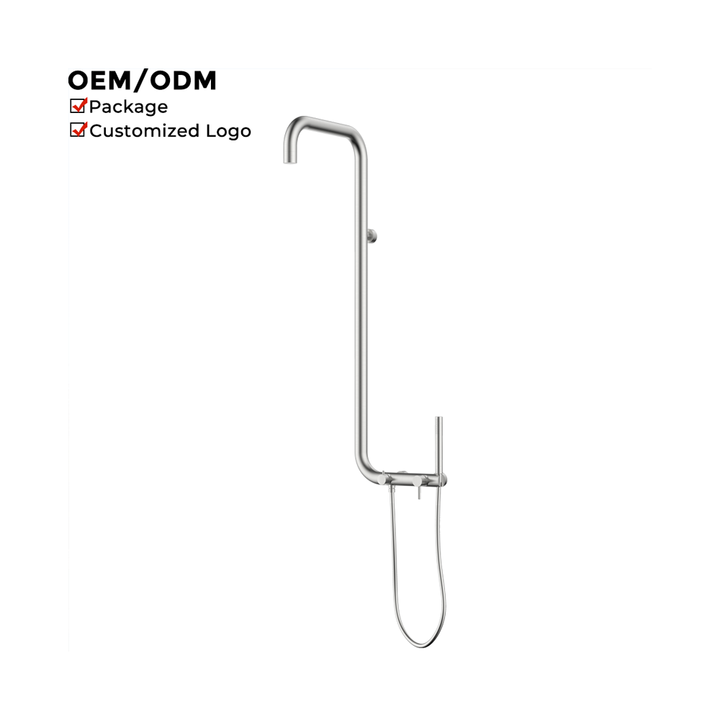 Vòi Sen Ngoài Trời Inox Gắn Tường Cho Phòng Tắm Hồ Bơi