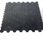 Gạch mosaic lục giác Marquina đen bóng 2 inch hiện đại cho biệt thự - Bảo hành 1 năm
