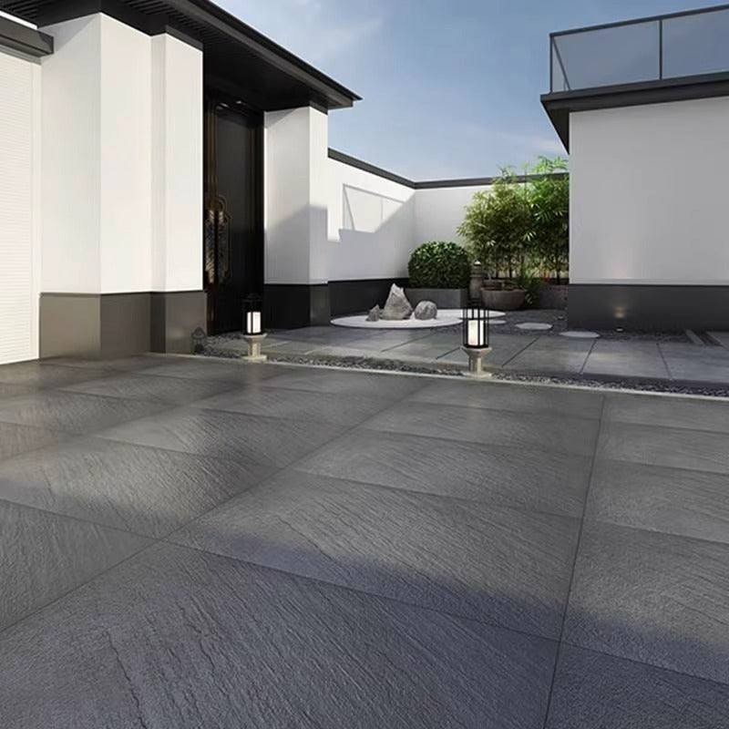 Gạch Gốm Đá Sa Thạch Đen Foshan 60x60 Hiện Đại