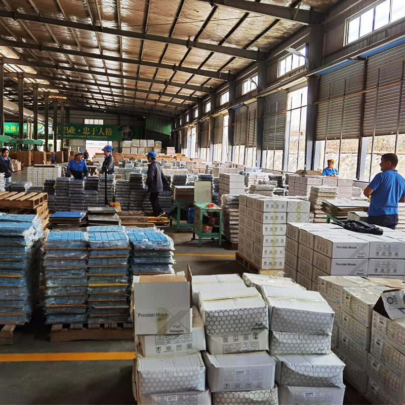 Gạch Mosaic Vuông Xanh Lá Cây In Phun Thiết Kế Mới Dùng Cho Hồ Bơi, Ốp Tường Phòng Tắm, Nhà Bếp Và Khu Spa Xông Hơi