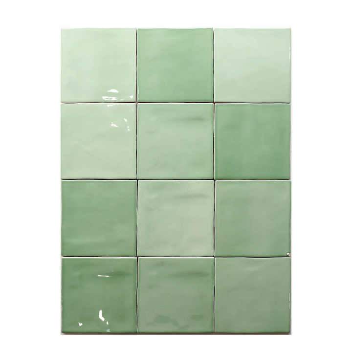 Nội thất khách sạn tường gốm xanh lá cây cổ điển hiện đại, viền cổ điển, điểm nhấn, cách nhiệt kháng khuẩn, tường, sàn