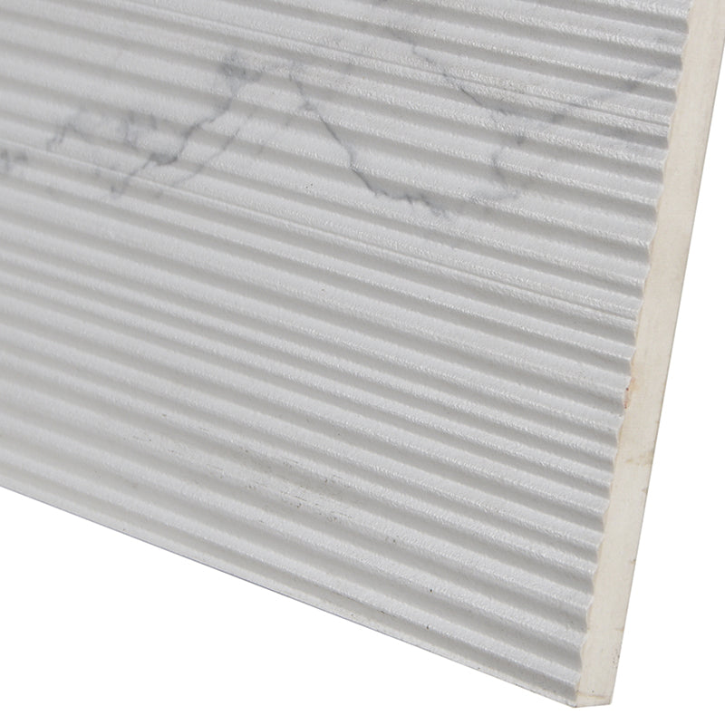 Gạch Ốp Tường 3D Giả Đá Cẩm Thạch Calacatta Vàng Kích Thước Lớn 60x60 Cho Phòng Khách