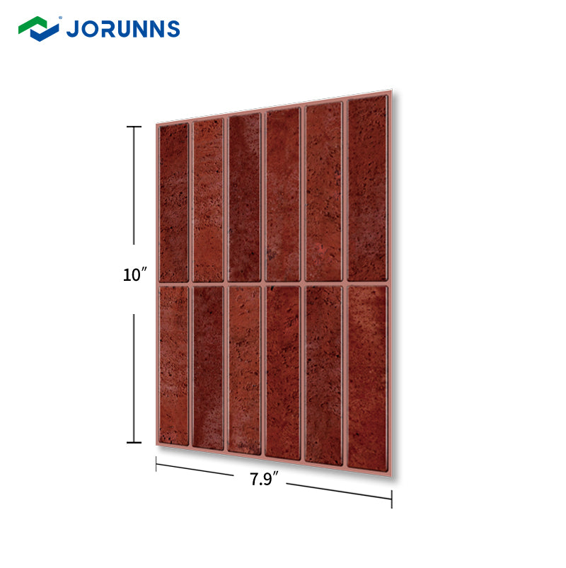 JORUNNS DIY Trang trí nhà cửa Gạch mosaic dán tường Vinal