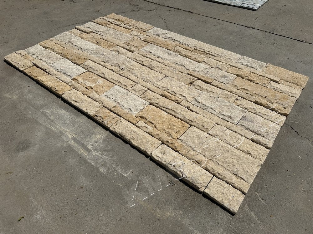 Hàng Mới Về KMGSTONE Thiết Kế Hiện Đại Tấm Đá Phiến Đá Nấm Tự Nhiên Đá Vôi Vàng Gạch Bền Kháng Axit Kháng Kiềm