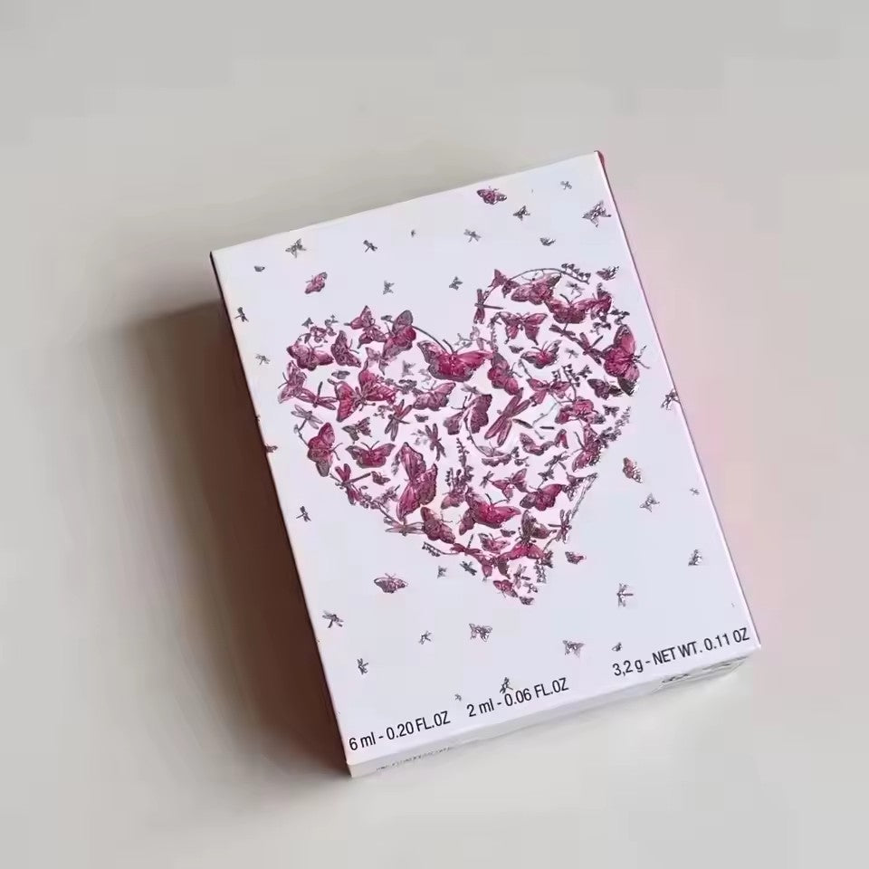 Bộ Son Bóng Cao Cấp Kèm Son Dưỡng Môi Kích Thước Du Lịch Đổi Màu Dưỡng Chất Dưỡng Ẩm Son Môi Hồng Căng Mọng Bộ Quà Tặng Trang Điểm