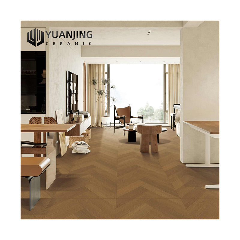 Gạch Porcelain Lát Sàn Nội Thất Bề Mặt Mờ Vân Gỗ 800x800mm