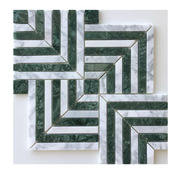 Gạch mosaic đá cẩm thạch tia nước Mosaic đá tự nhiên Mosaic đá cẩm thạch cho nhà bếp cho sàn cho phòng tắm cho tường