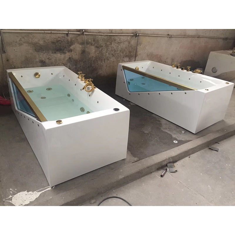 Bồn Tắm Một Người Sang Trọng Đặt Độc Lập Giá Rẻ Nước Nóng Sục Khí Thủy Lực Massage