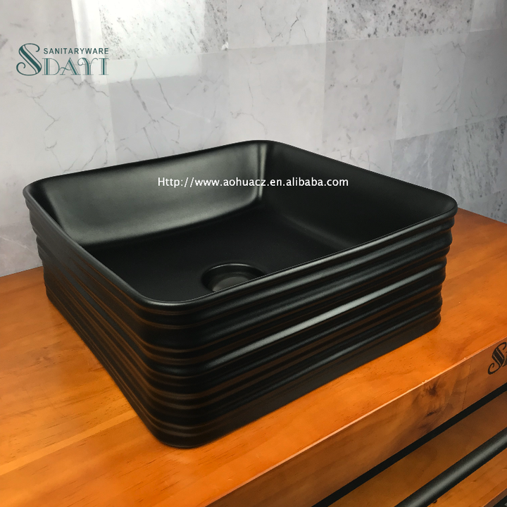 SDAYI Thiết bị vệ sinh màu đen mờ Bồn cầu Lavabo Tủ bếp Chậu rửa Chậu  – Daisan Store