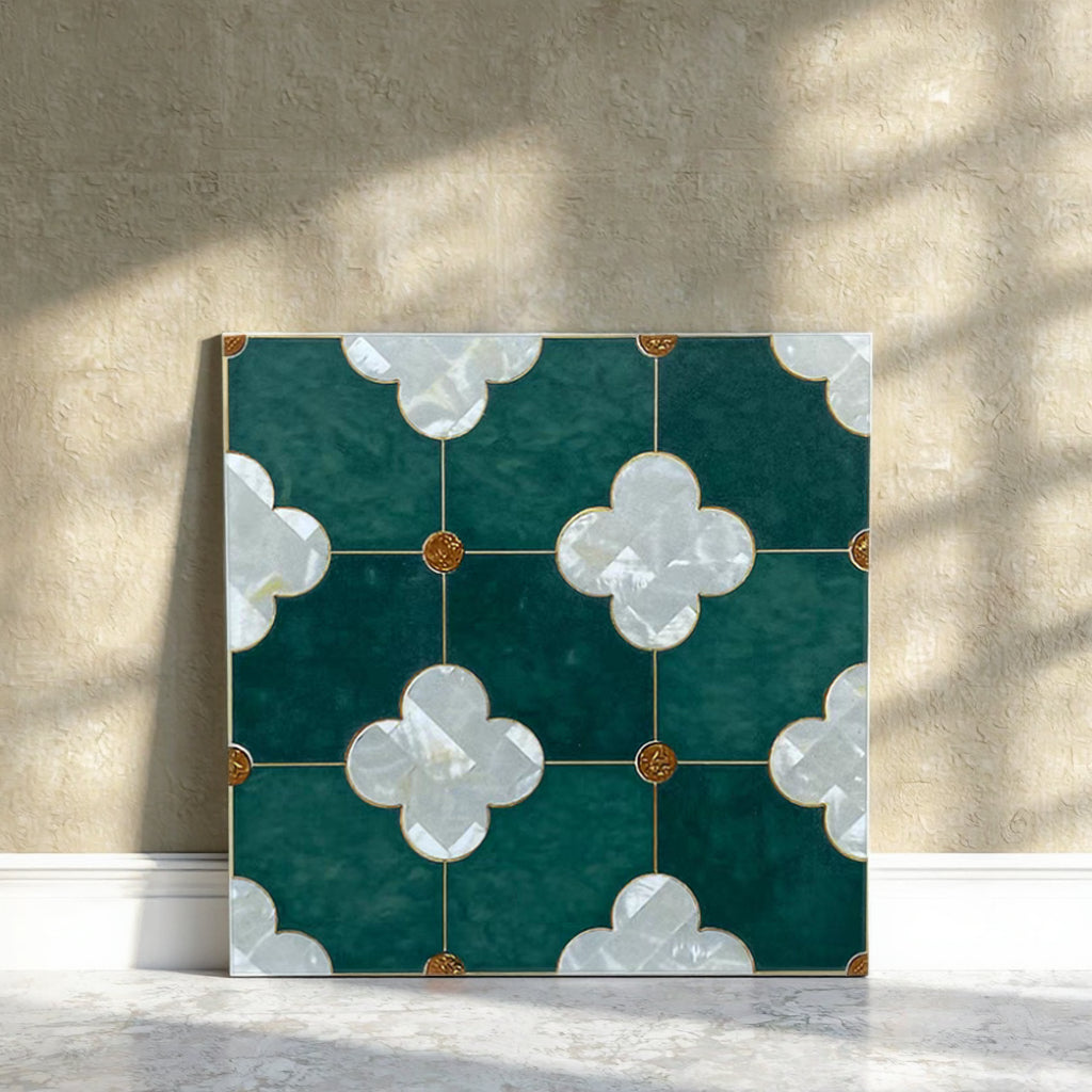 Gạch Mosaic Kháng Khuẩn Cấp Thương Mại 400x400mm, Chống Trượt R11, Chống Nứt, Dùng Cho Tường Và Sàn, Foshan
