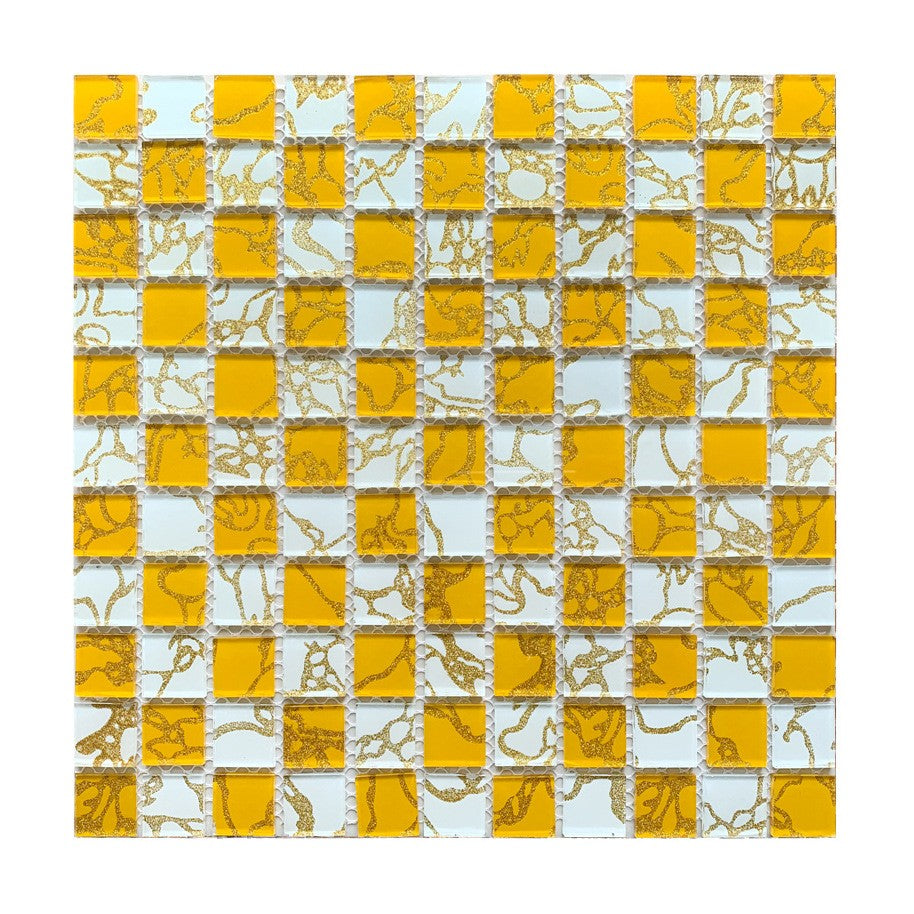 Gạch Mosaic Kính Tráng Gương Hình Kim Cương Vát Cạnh Màu Bạc Trừu Tượng Ốp Bếp Phòng Khách