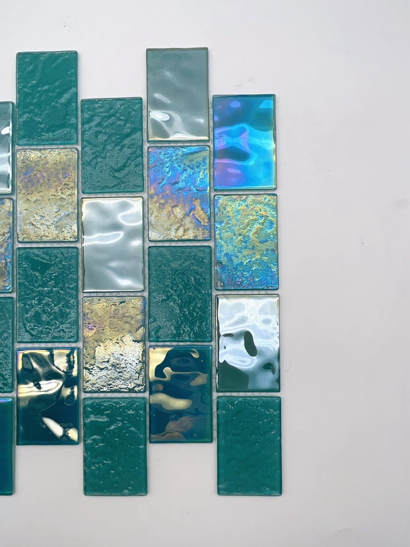 Sỉ Gạch Mosaic Sứ Thủy Tinh Pha Lê Nhiều Màu Giá Rẻ cho Hồ Bơi
