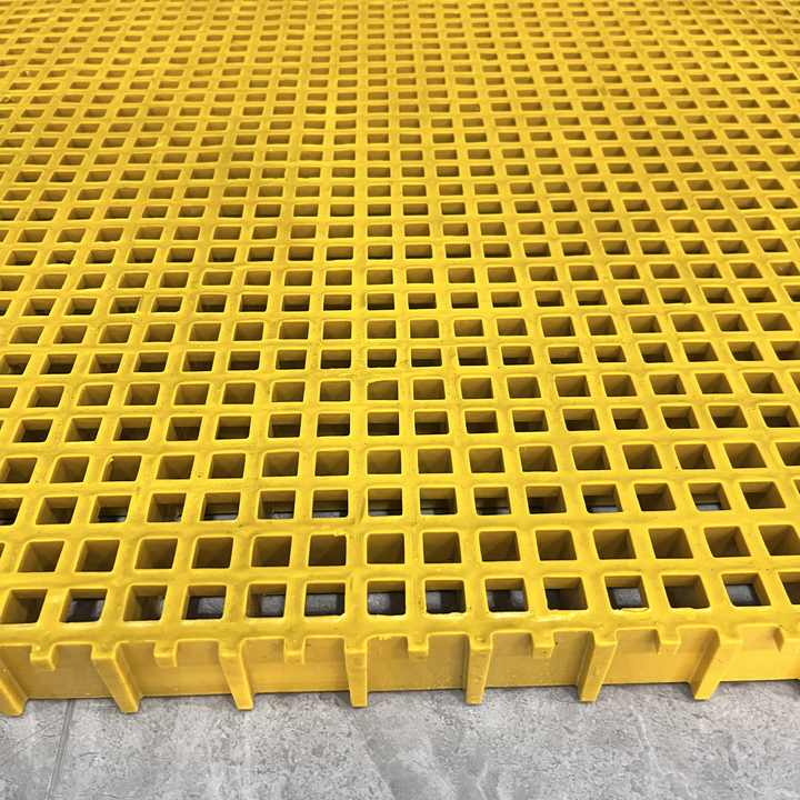 Lưới thép cách nhiệt chống ăn mòn FRP GRP Lưới đúc Lưới nhựa gia cường sợi thủy tinh