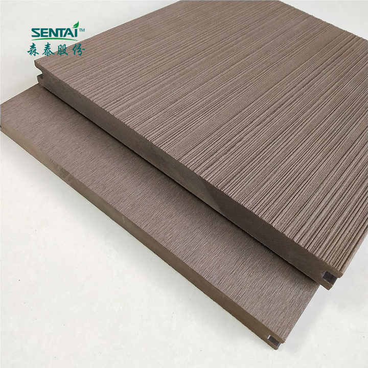 Sàn gỗ ngoài trời composite nhựa tổng hợp gỗ WPC bền bỉ chất lượng cao 290*22mm chống trượt 06BH
