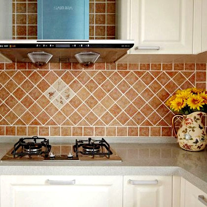 Bán buôn từ nhà máy Gạch thủ công mộc mạc 10x10cm ốp tường bếp, phòng tắm, nội thất khách sạn và nhà hàng