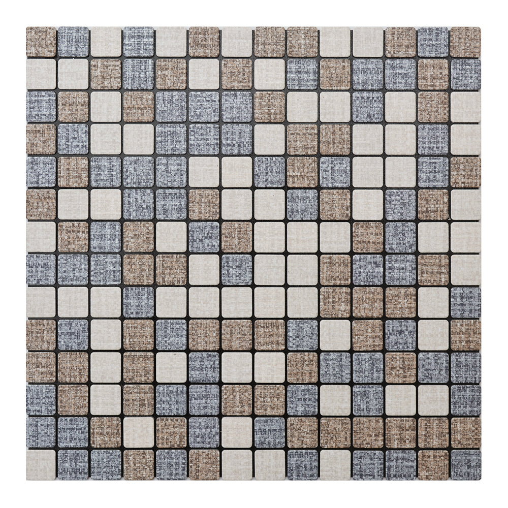 Gạch Mosaic Nhôm Tự Dán Dễ Tự Làm Hình Vuông Mini Phối Màu Trang Trí Tường Nội Thất Phòng Vệ Sinh