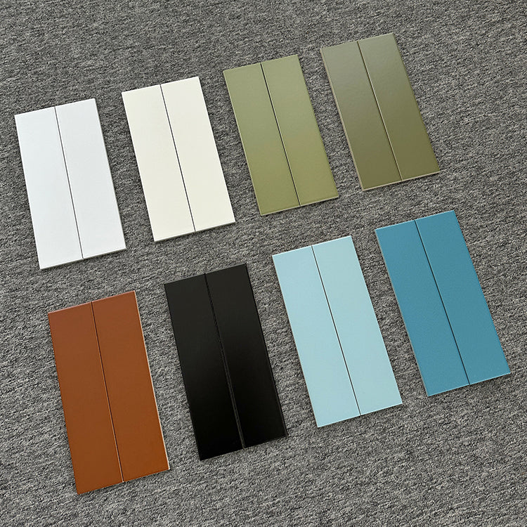 Gạch ốp tường porcelain 75x300 màu đỏ thuần, kiểu subway, tráng men, độ hút nước thấp, dùng cho nhà bếp