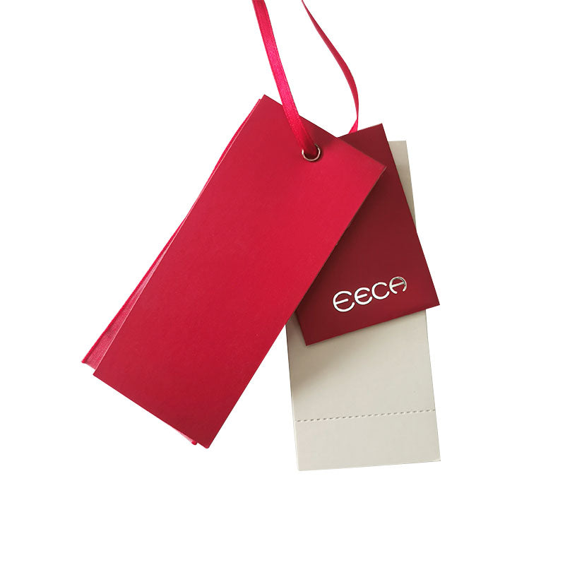Thẻ Treo Giấy Kraft Chất Lượng Cao, Nhãn Mác Quần Áo Cắt Bế Hình Dạng Tùy Chỉnh Kèm Dây Buộc Dành Cho Hàng May Mặc, Dệt May Gia Đình, Thương Hiệu Thời Trang